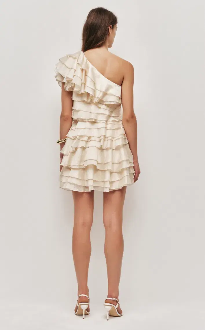 AJE Rosaline Mini Dress Coconut cream Size 8 - Image 2