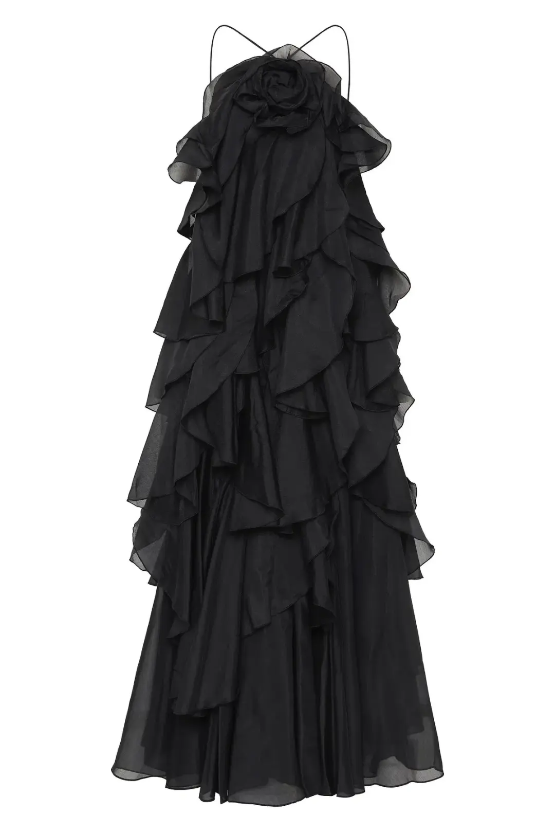 Aje Pandorea Maxi Dress in Black for rent on The Volte - main image