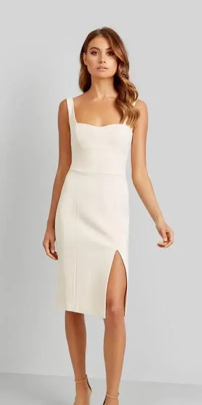 KOOKAI Martina Dress in Bone Size 38 - Image 2