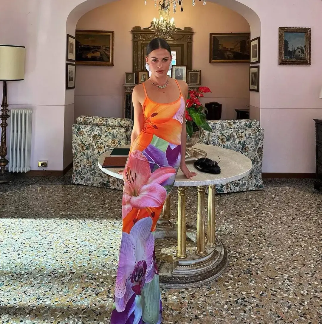 With Harper Lu Slip Dress - Size Small for rent on The Volte - main image