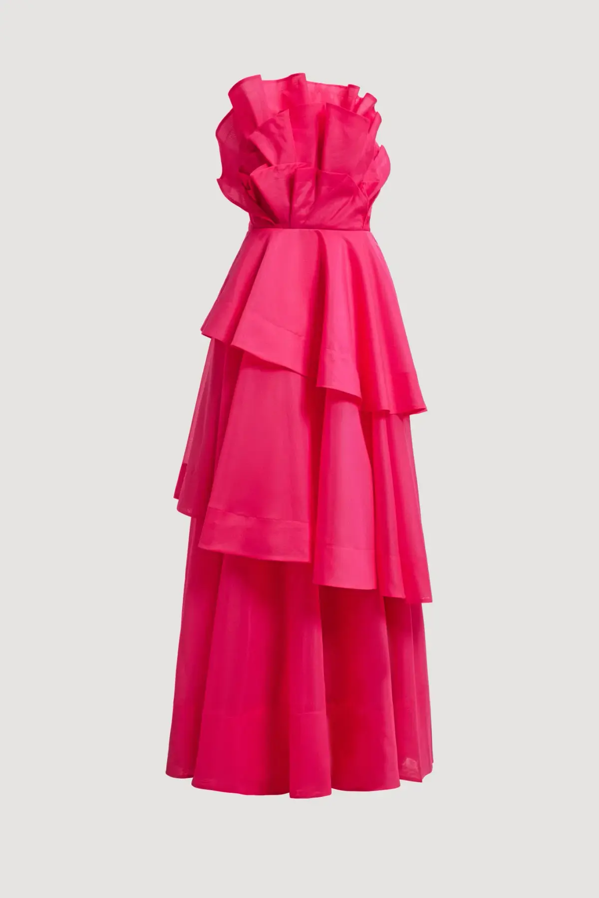 Aje Selestia Maxi Gown in Pink Magenta Size 10 - Image 4