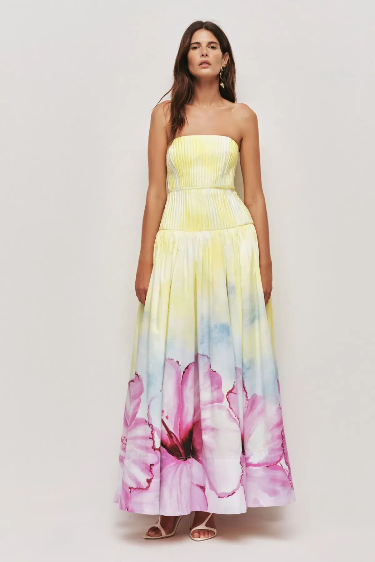 Aje Vacation Gown in Ombre Hibiscus Size 10 - Image 1