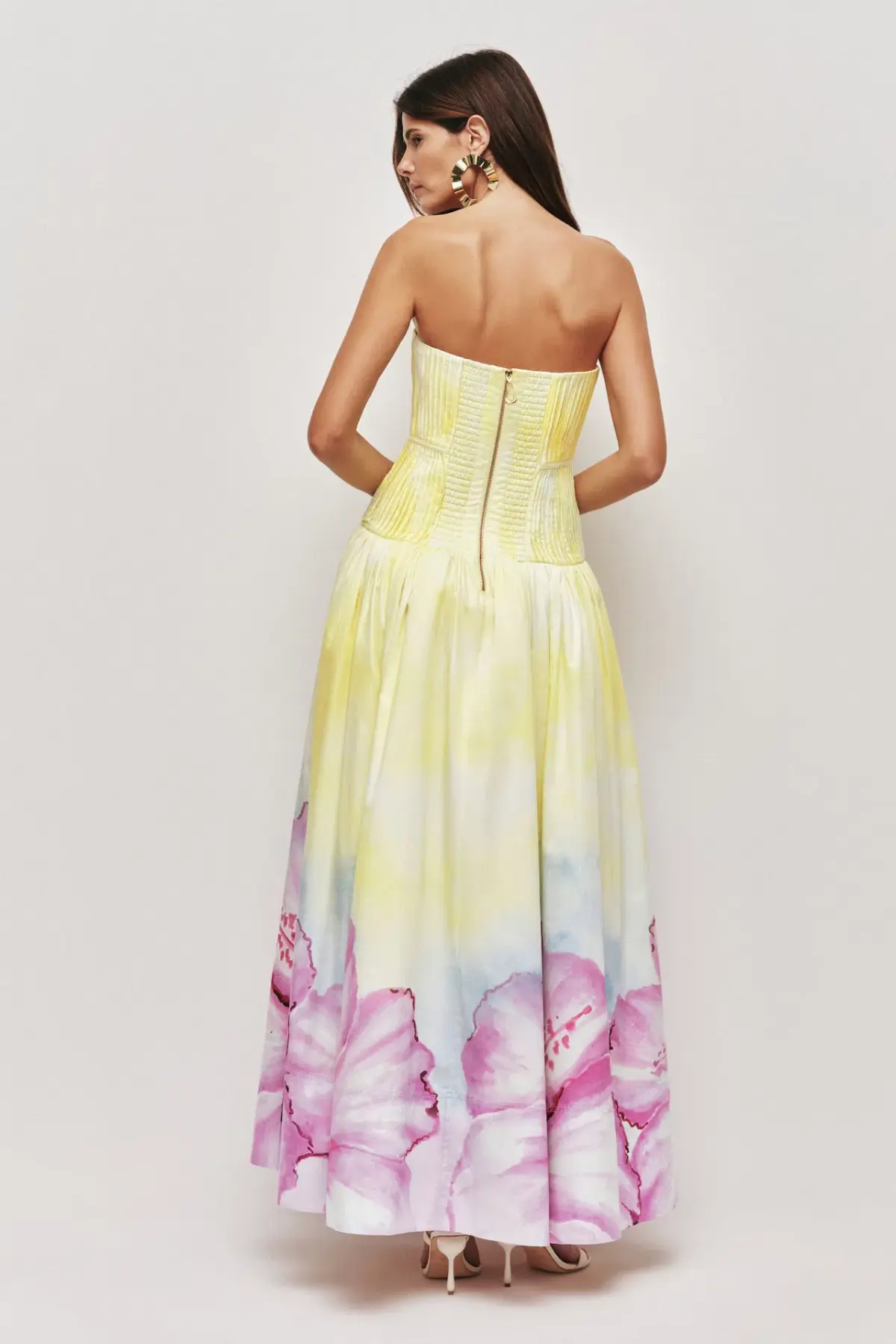 Aje Vacation Gown in Ombre Hibiscus Size 10 - Image 3