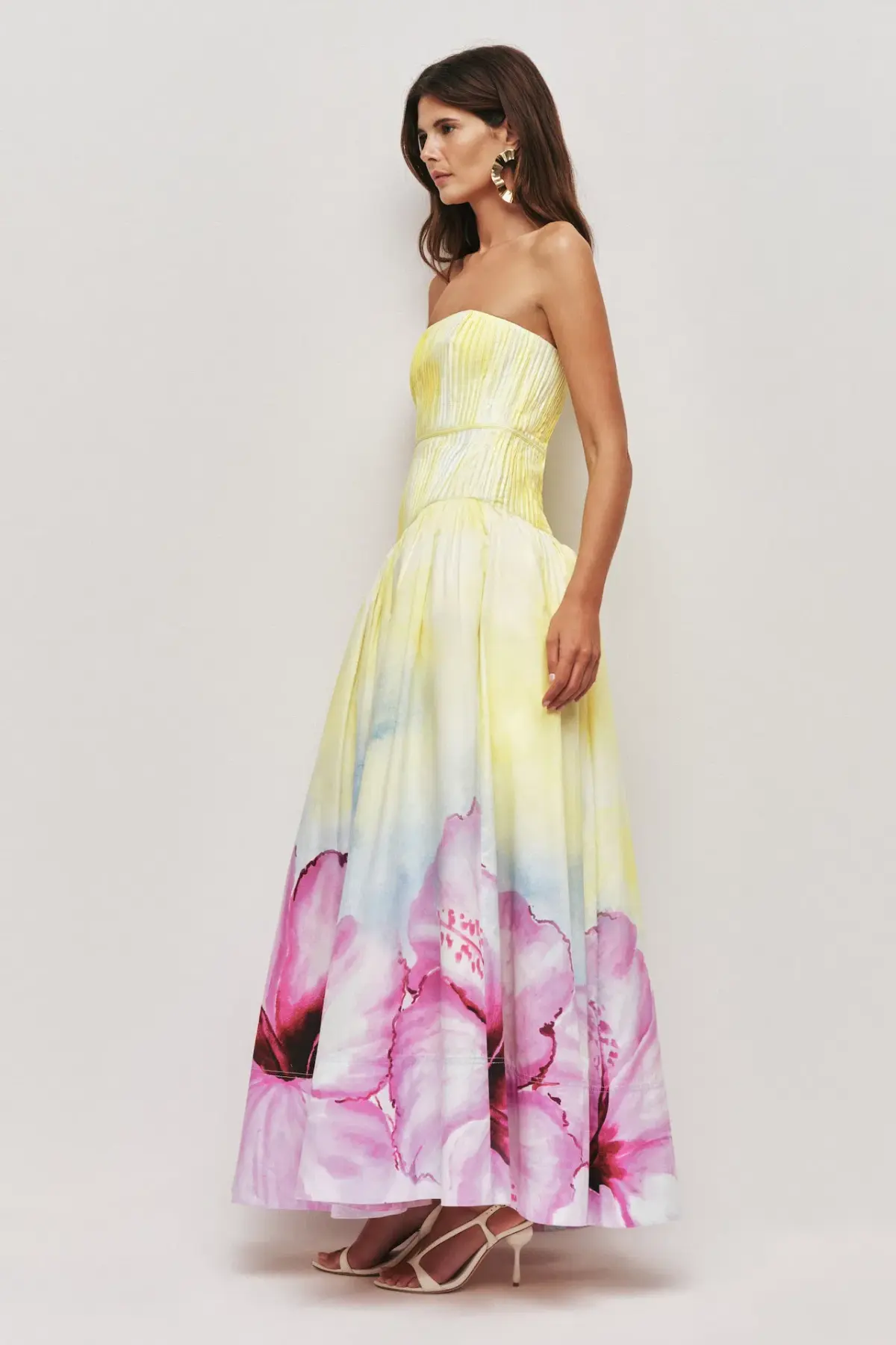 Aje Vacation Gown in Ombre Hibiscus Size 10 - Image 2