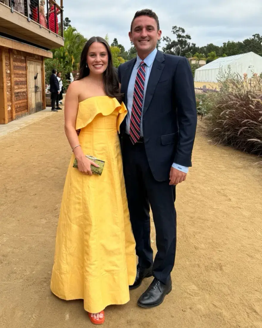 Aje Shallows Strapless Gown in Marigold Yellow Size 6 - Image 4