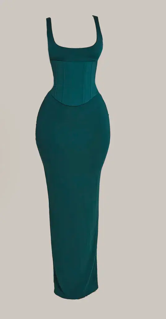 Mars The Label Sandra Scoop Maxi Teal Size 8 - Image 2
