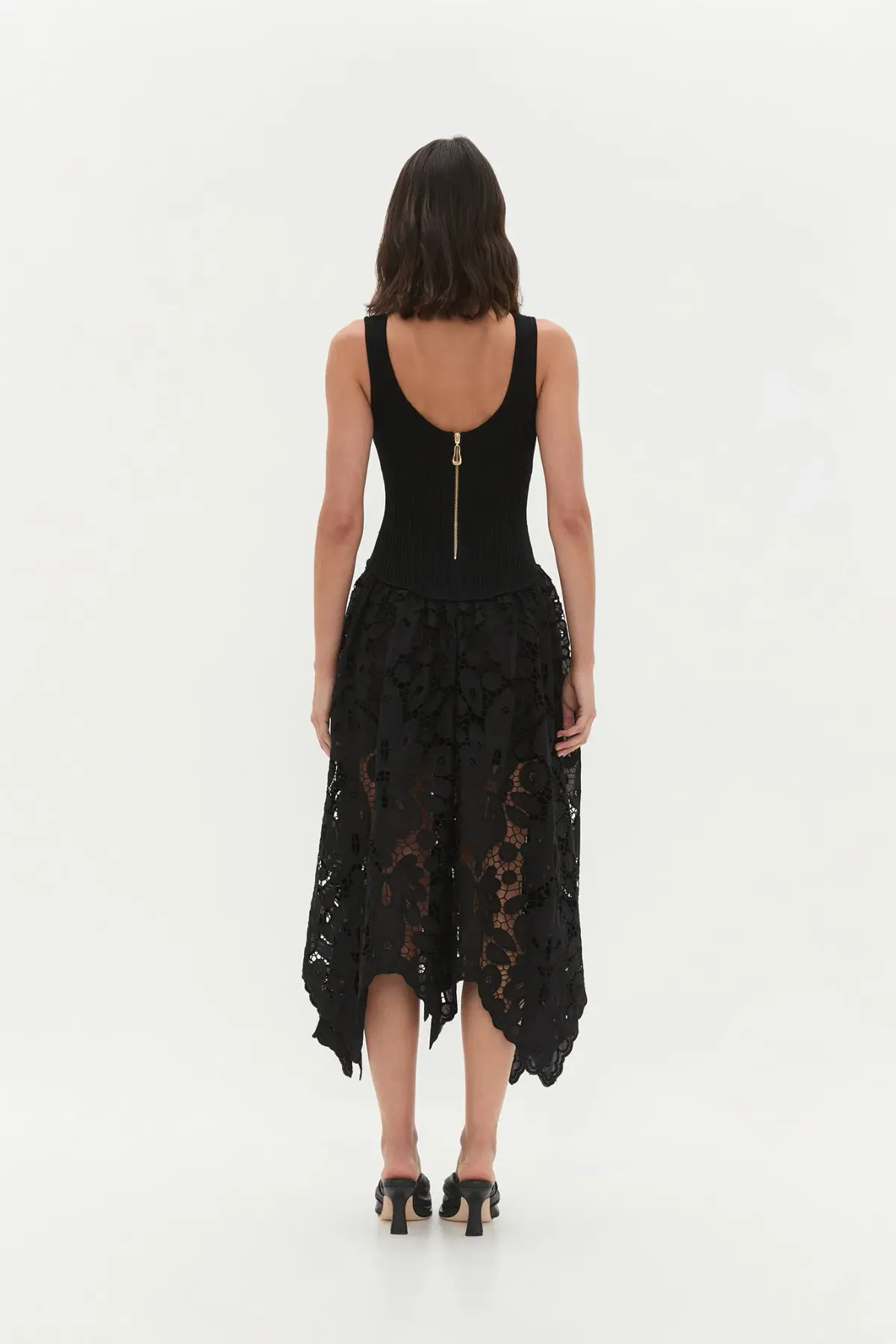 Aje Atlas Knit  Midi Dress Black Size XS  - Image 2