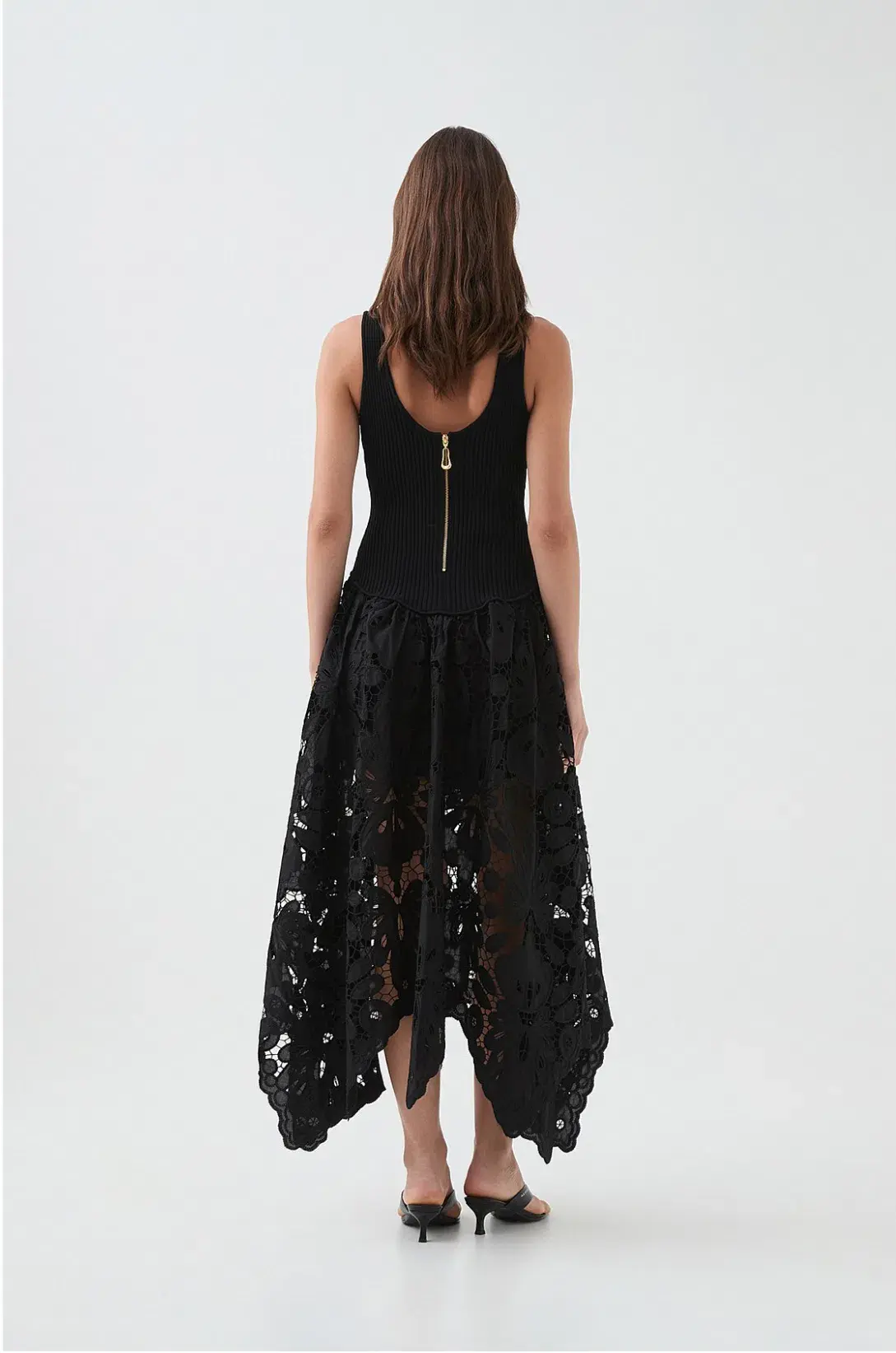 Aje Atlas Knit  Midi Dress Black Size XS  - Image 4