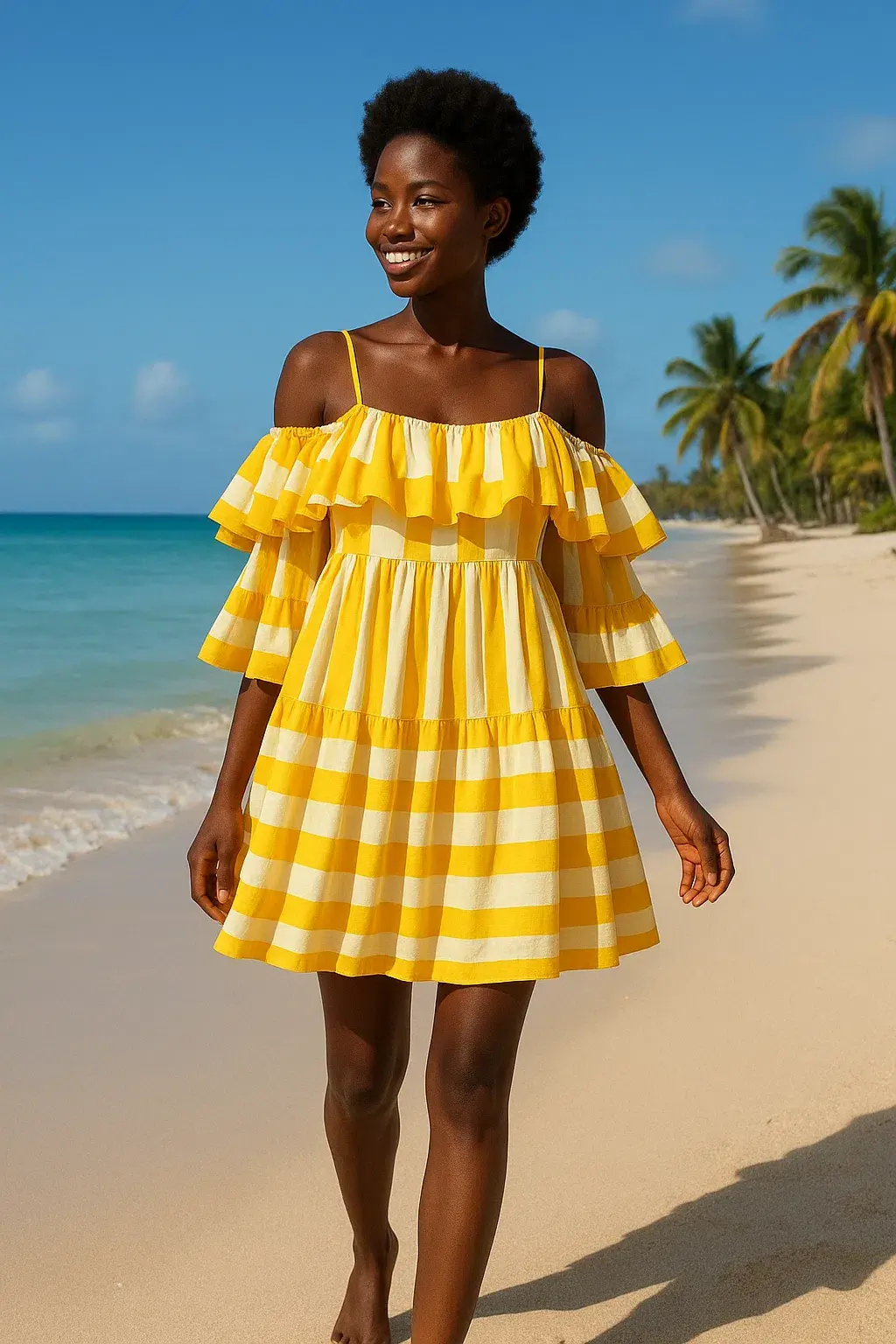 Zimmermann Daylight Stripe Mini Dress Soze 0P - Image 3