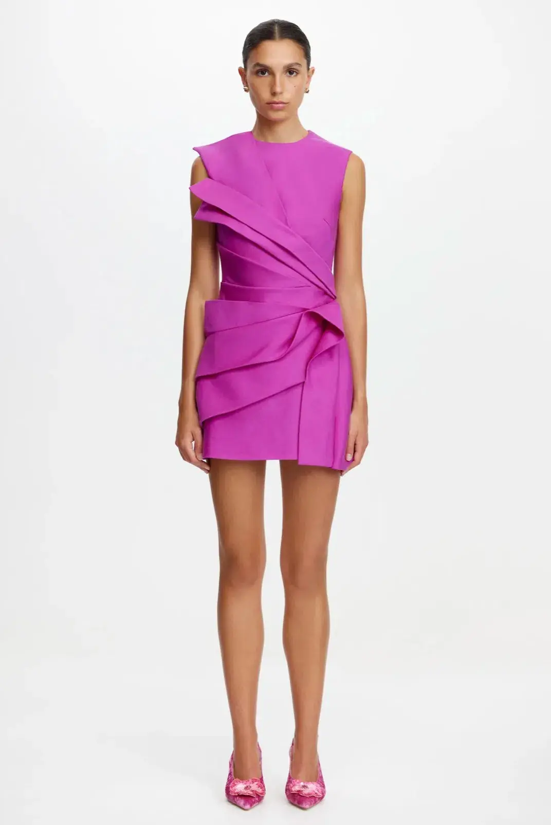 Acler Kenley Mini Dress Pink Size 8 - Image 1