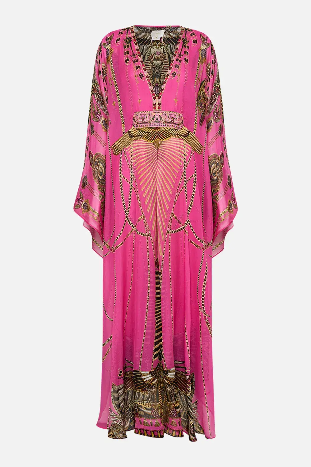 Camilla Long Kaftan With Waist Detail Song Of The Scarab size O/S - Image 3