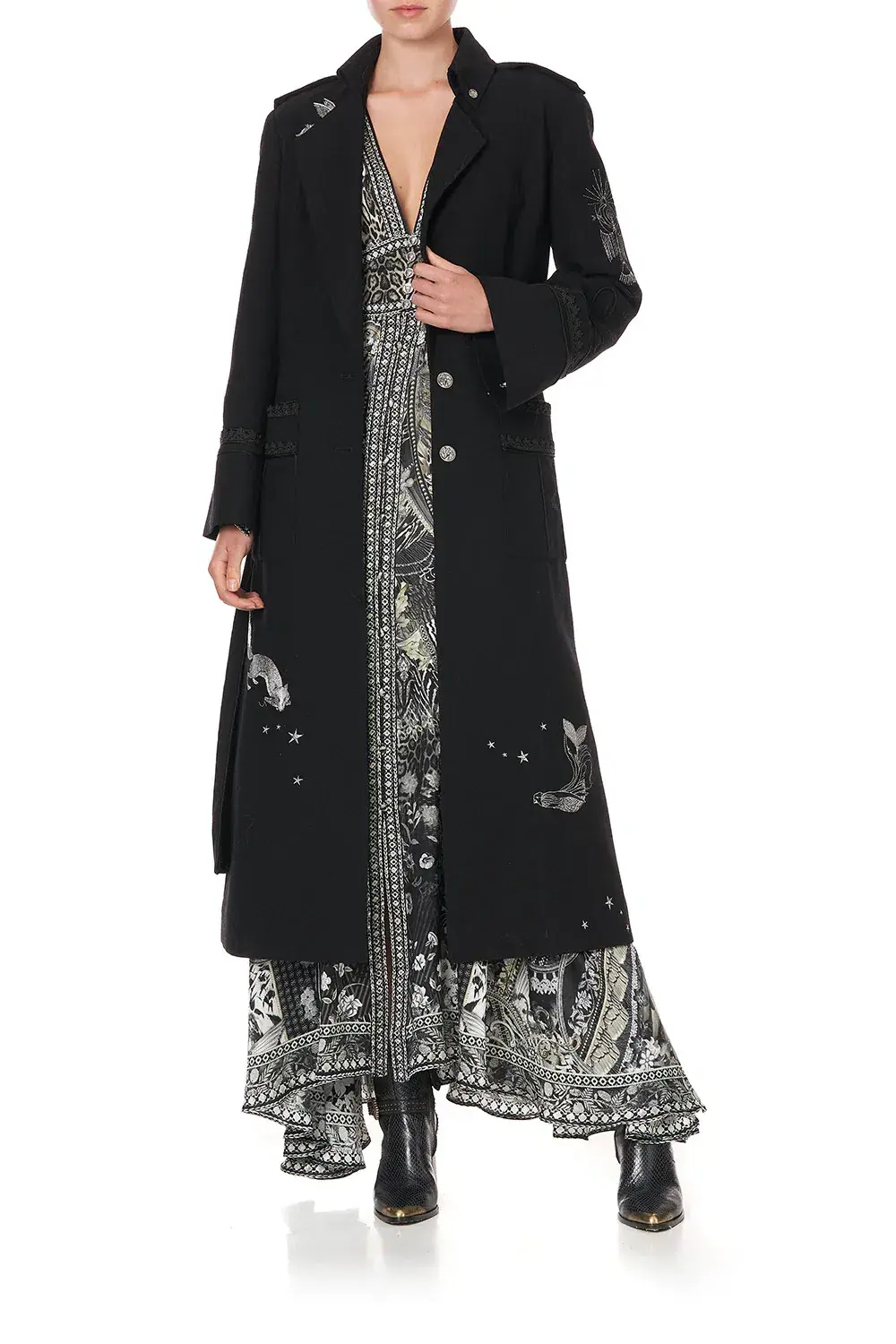 Camilla Kimono Sleeve Dress With Shirring Detail One Tribe size 3XL - Image 15