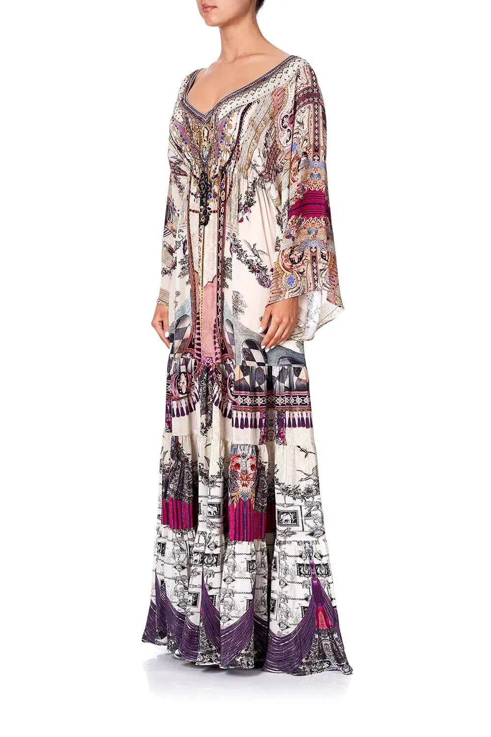 Camilla Gathered Panel Dress Violet City size XXL - Image 7