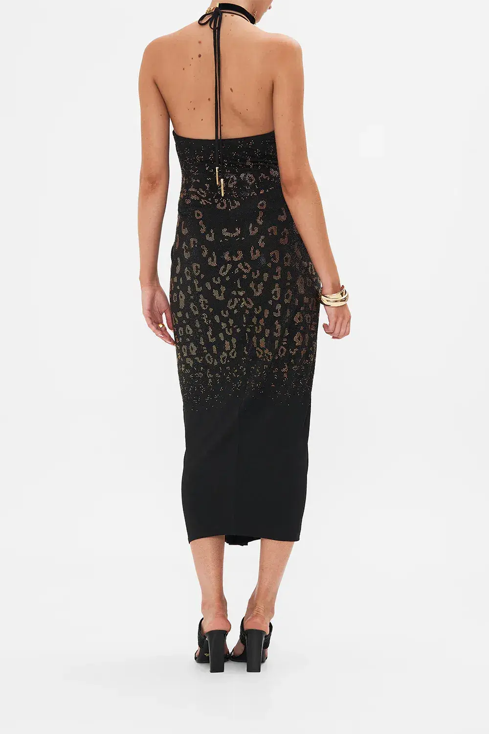 Camilla V Neck Gathered Jersey Dress Mosaic Muse size XXL - Image 2