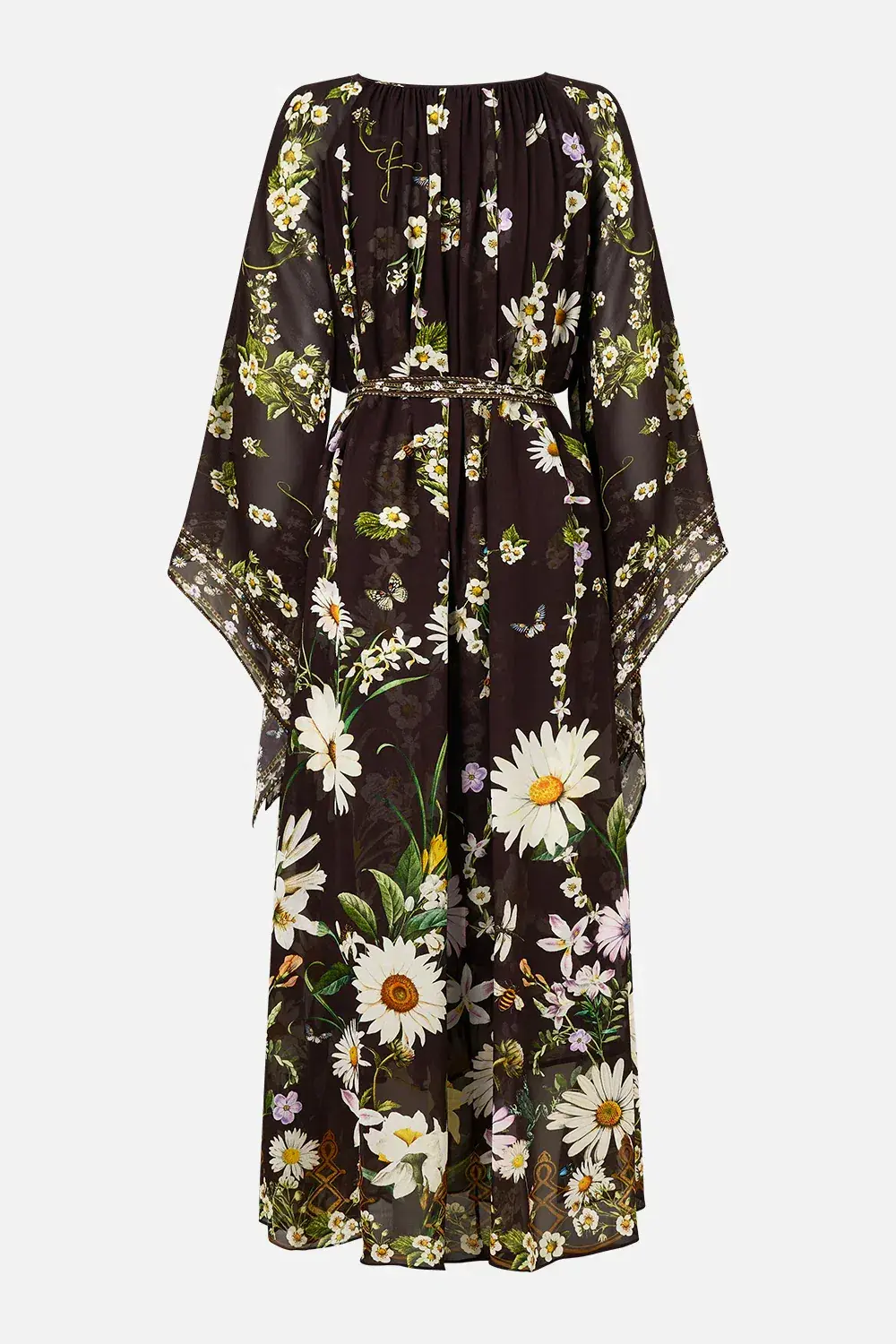 Camilla Long Dress With Handkerchief Sleeve Dish It, Daisy OS - Image 8