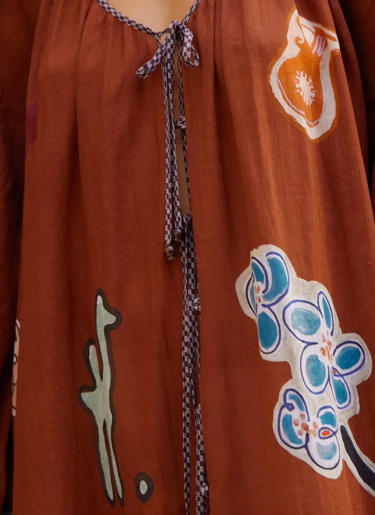 Alemais  LAURENCE TIE FRONT SHIRTDRESS - 16 AU/UK (12 US) - Image 4