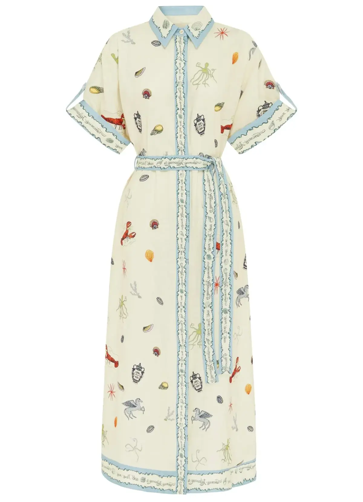 Alemais  SANDY EMBROIDERED SHIRTDRESS - 16 AU/UK (12 US) - Image 7
