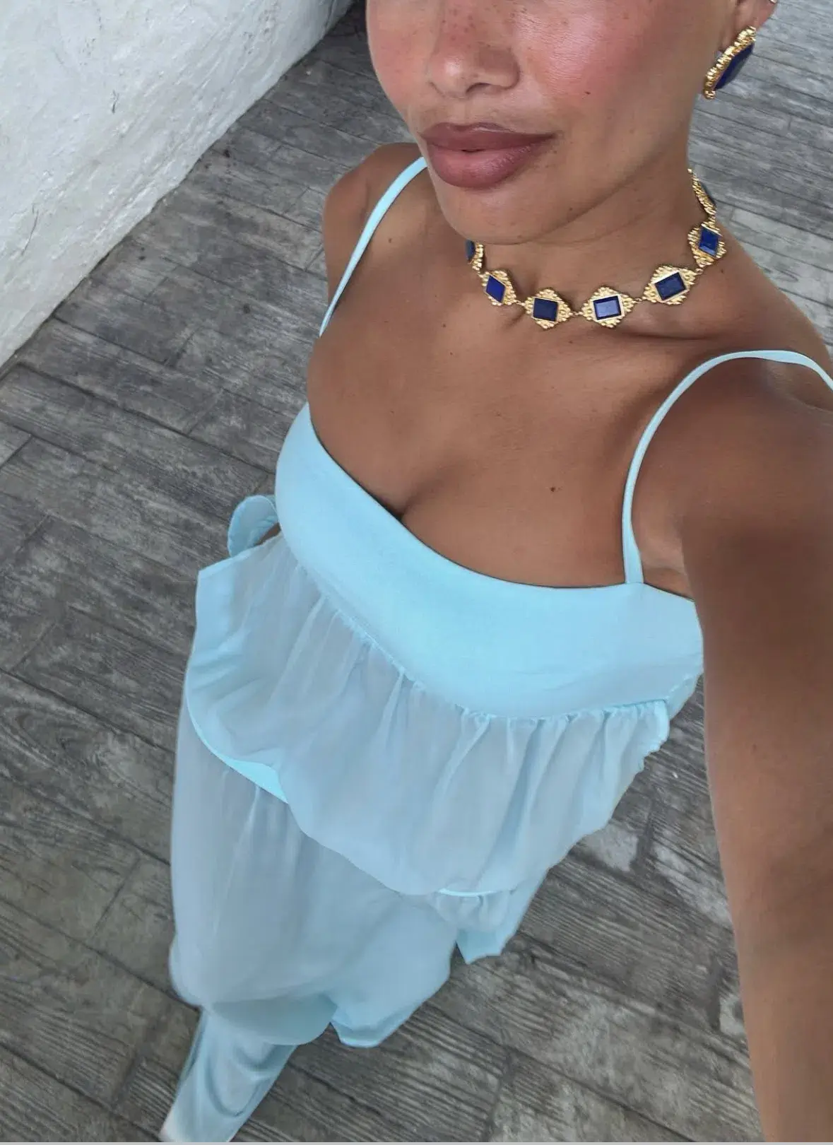 Ance Gria Romeo Gown in Aqua Blue size S / 8 AU - Image 5