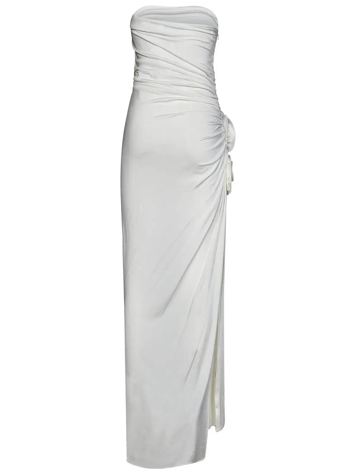 Magda Butrym White Strapless Maxi Dress - Image 6