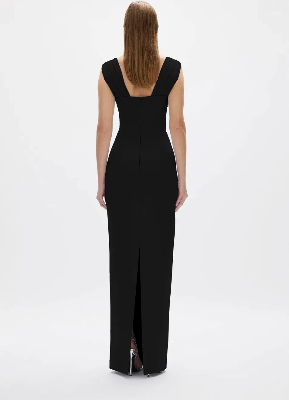 Rachel Gilbert Malia Gown in Black AU 6 - Image 3