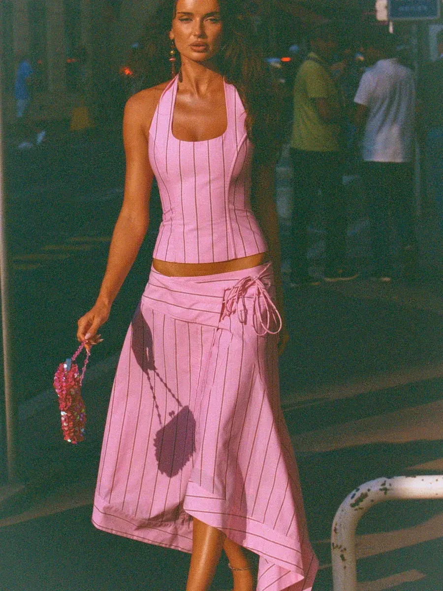 I am delilah, Sabrina Corset & skirt, Pink, Size 8 - Image 2