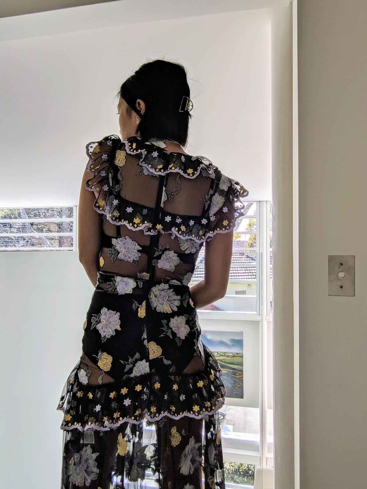 Alice McCall Floating Delicately Dress Black Size 4 - Image 4
