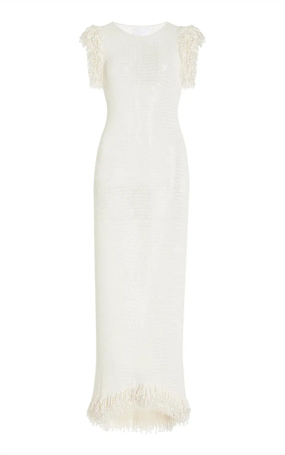Paris Georgia Fringe Dress | White | Size S (AU 8) - Image 3