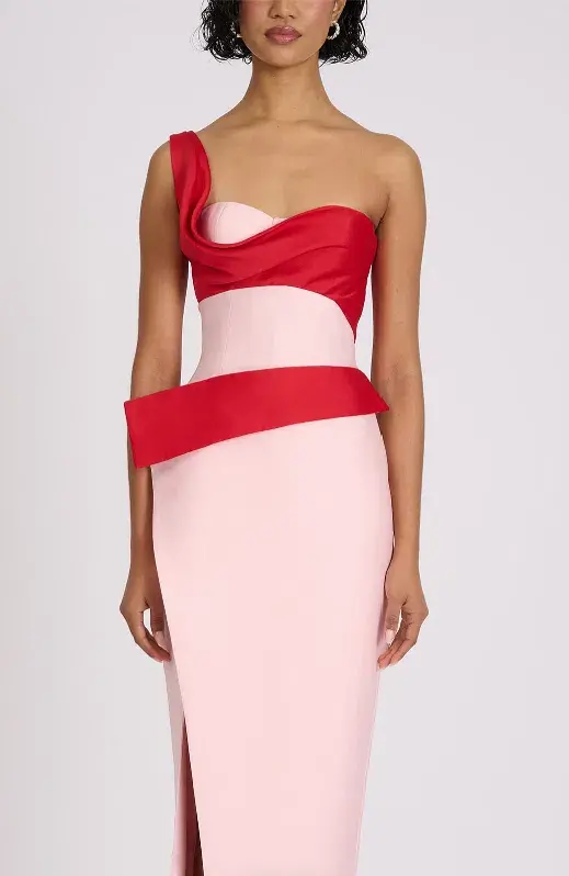 Eliya The Label Pink & Red Cartia Dress - 12 - Image 5