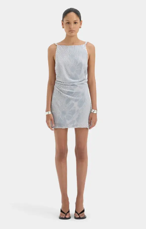 Sir the Label Ventura Mini Dress Silver Size 0 - Image 1