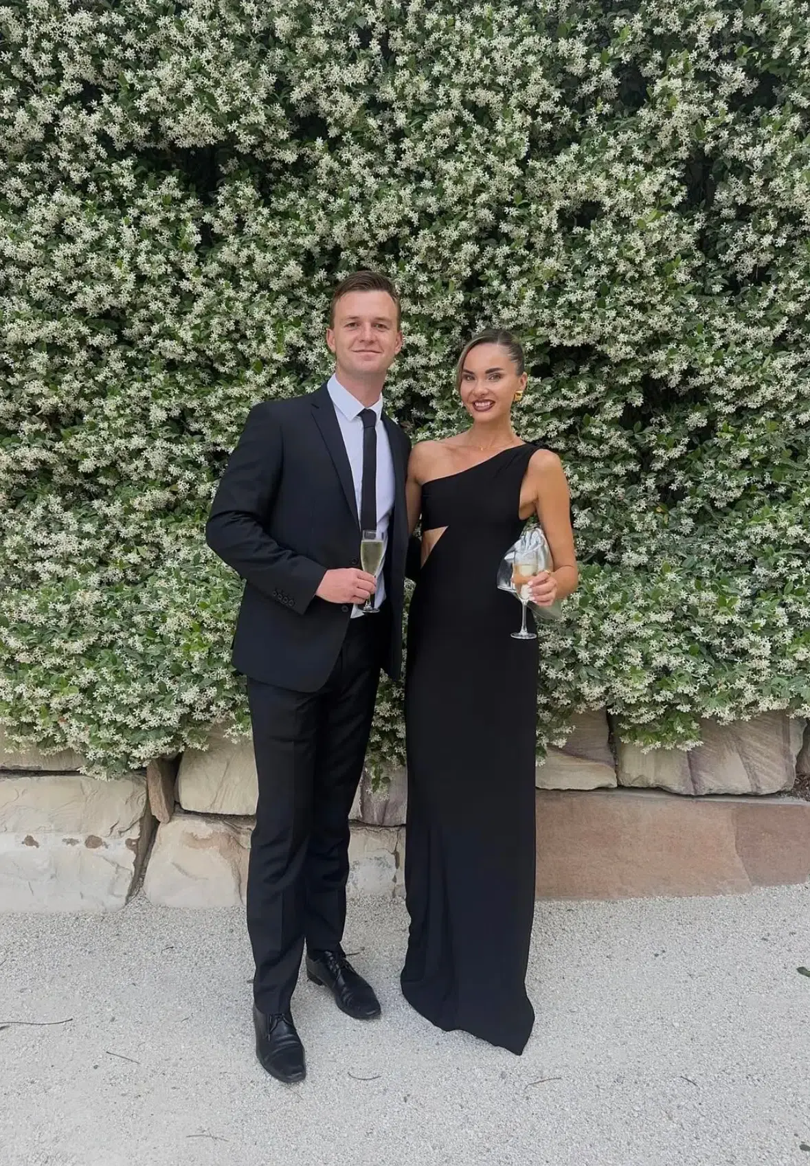 MISHA Collection Demi Dry Cut Out Solstice Hardware Maxi Dress in Black Size S / 8 AU - Image 9