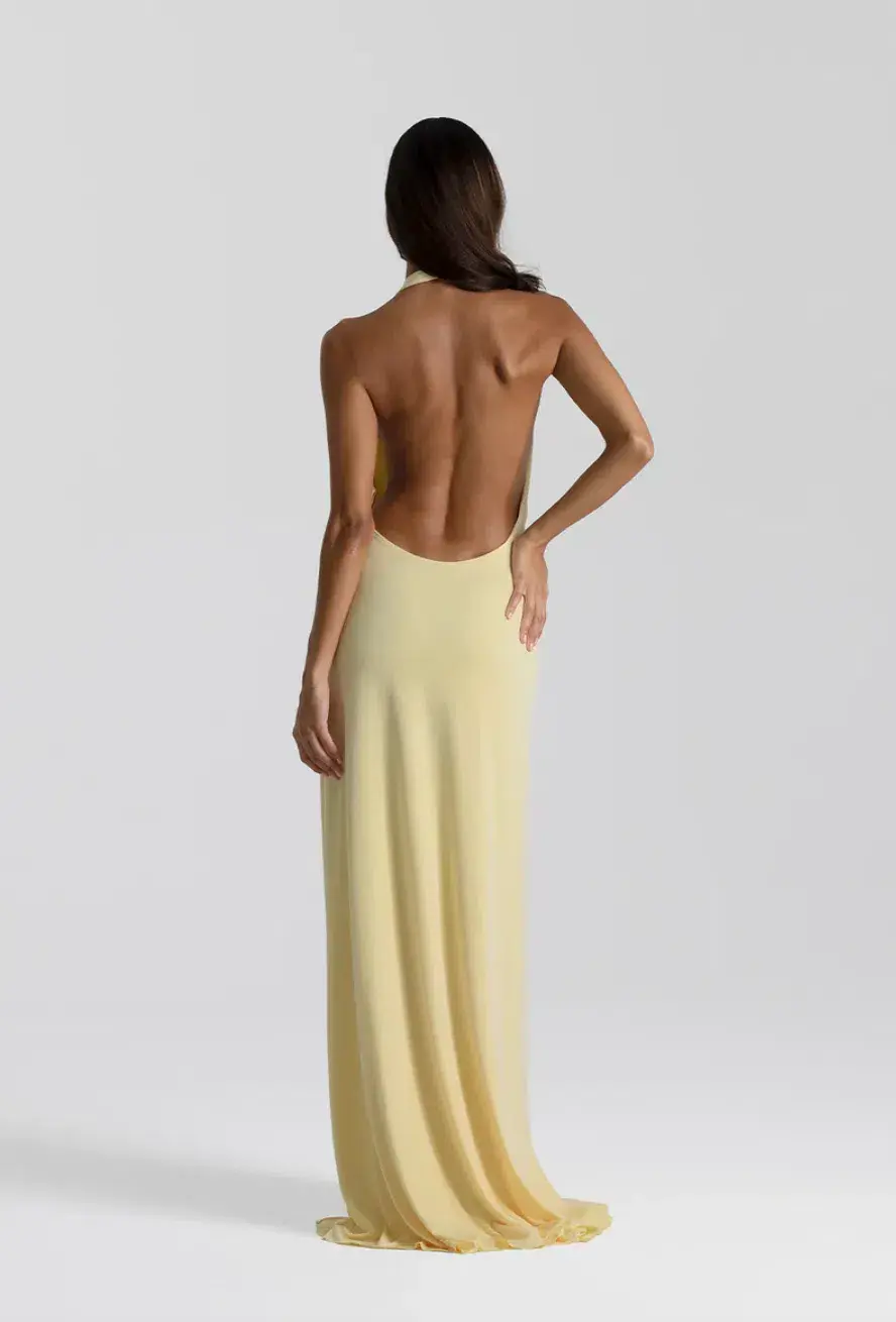 Natalie Rolt Winona Gown in Lemon Size 2 / AU 10 - Image 3
