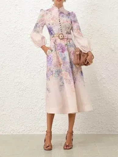 Zimmermann Dawning buttoned midi dress size 2 - Image 1