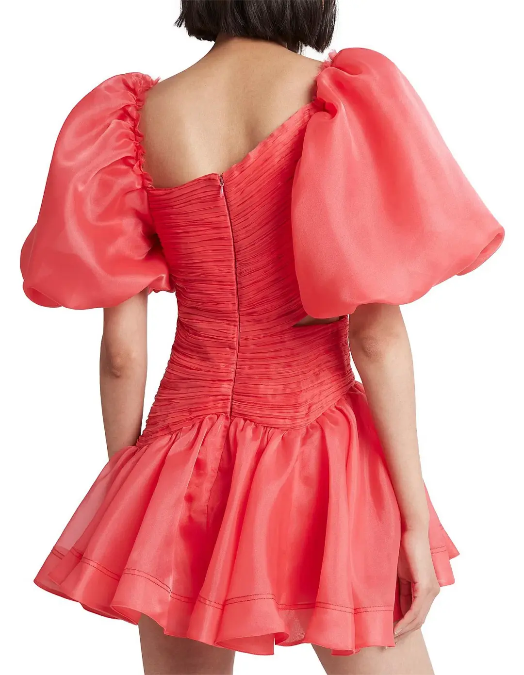 Aje Joan puff sleeve mini dress for rent on The Volte - main image