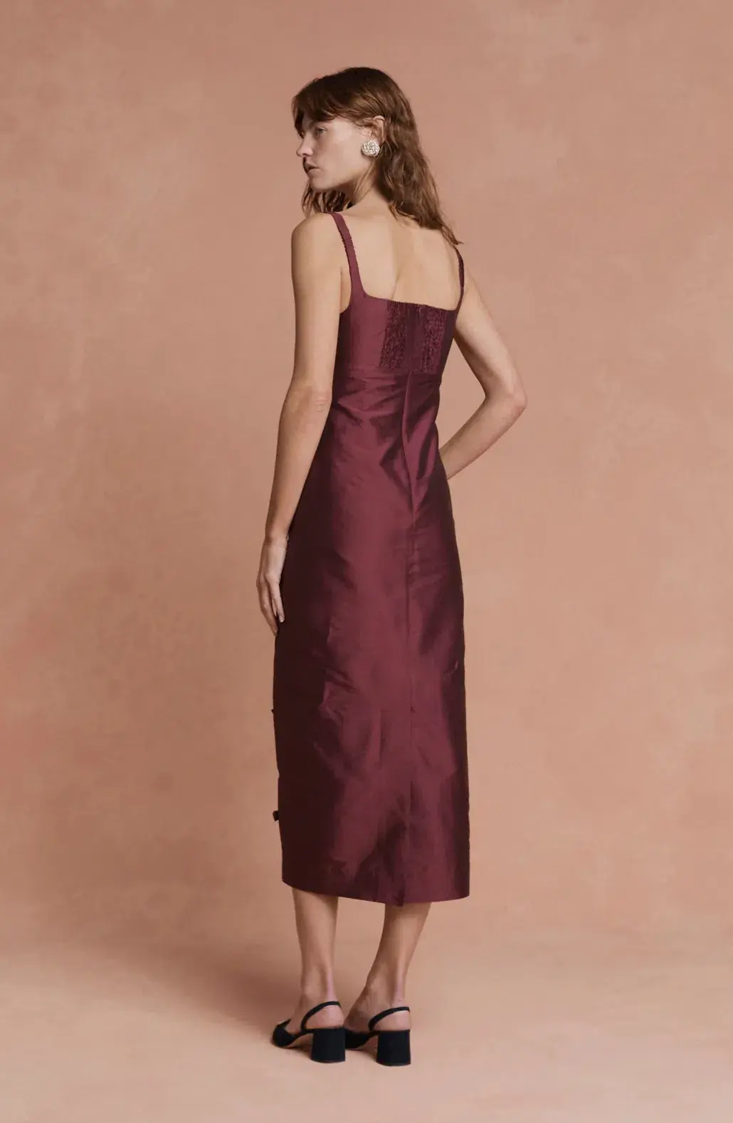 LOVAAN CAMILLA DRESS PLUM 8/10 - Image 3
