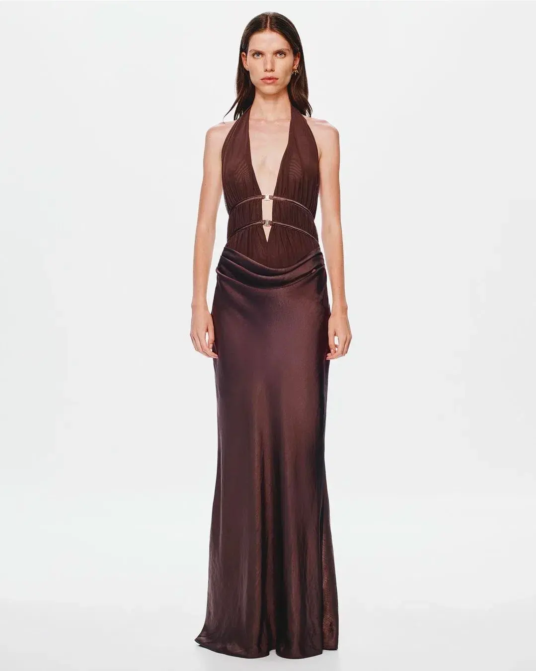 THE 'CELINE' SATIN DRESS - Image 6