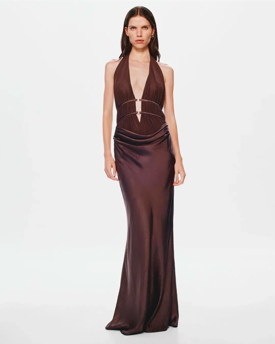 THE 'CELINE' SATIN DRESS - Image 4