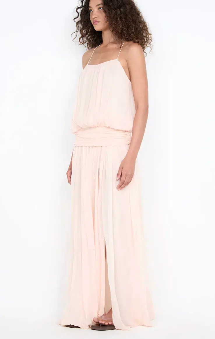 Bec & Bridge, Camille  BLOUSON DRESS, Maxi, Peach, size 8  - Image 2