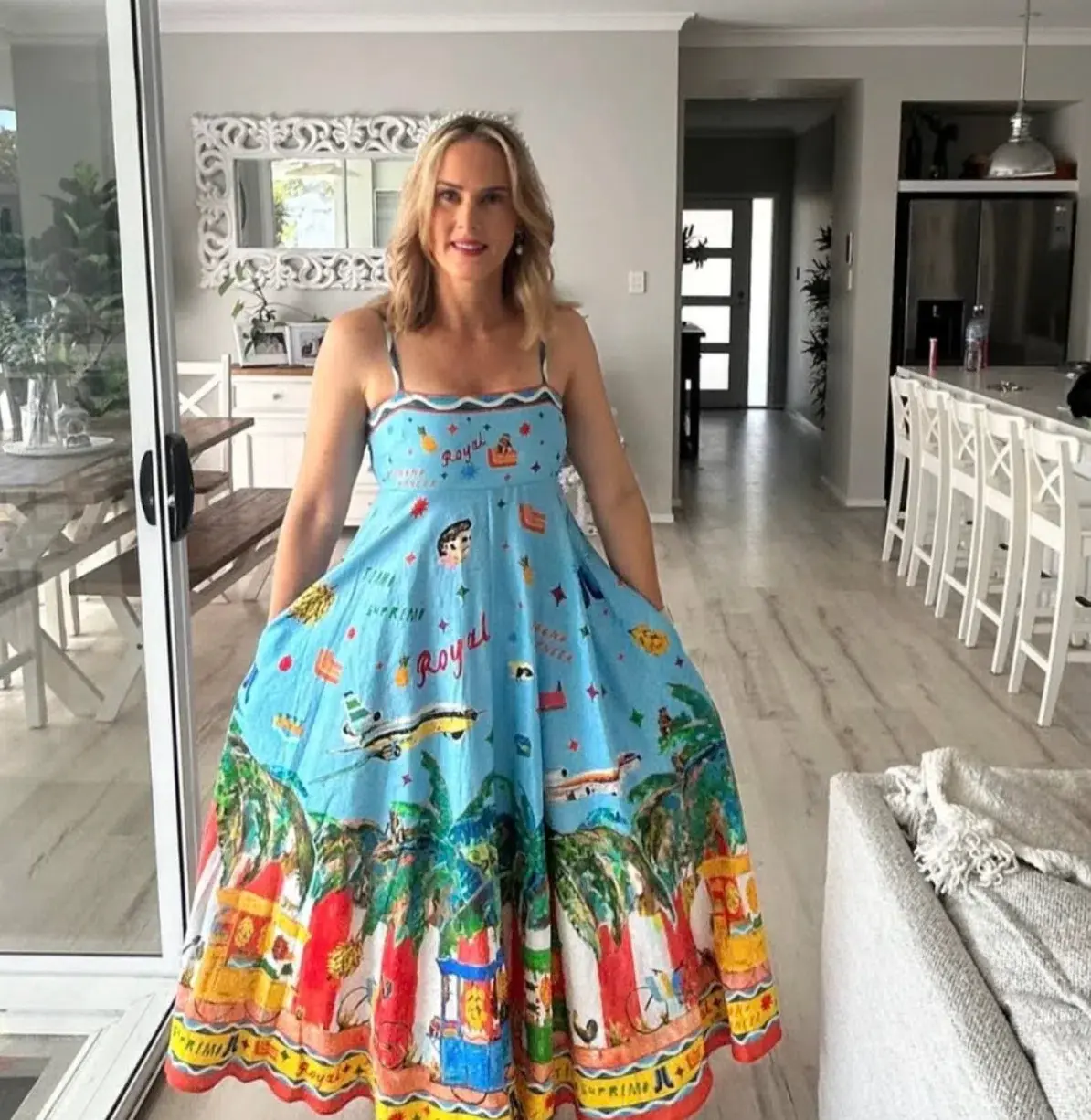 All Aboard Sundress Size 8 - Image 1