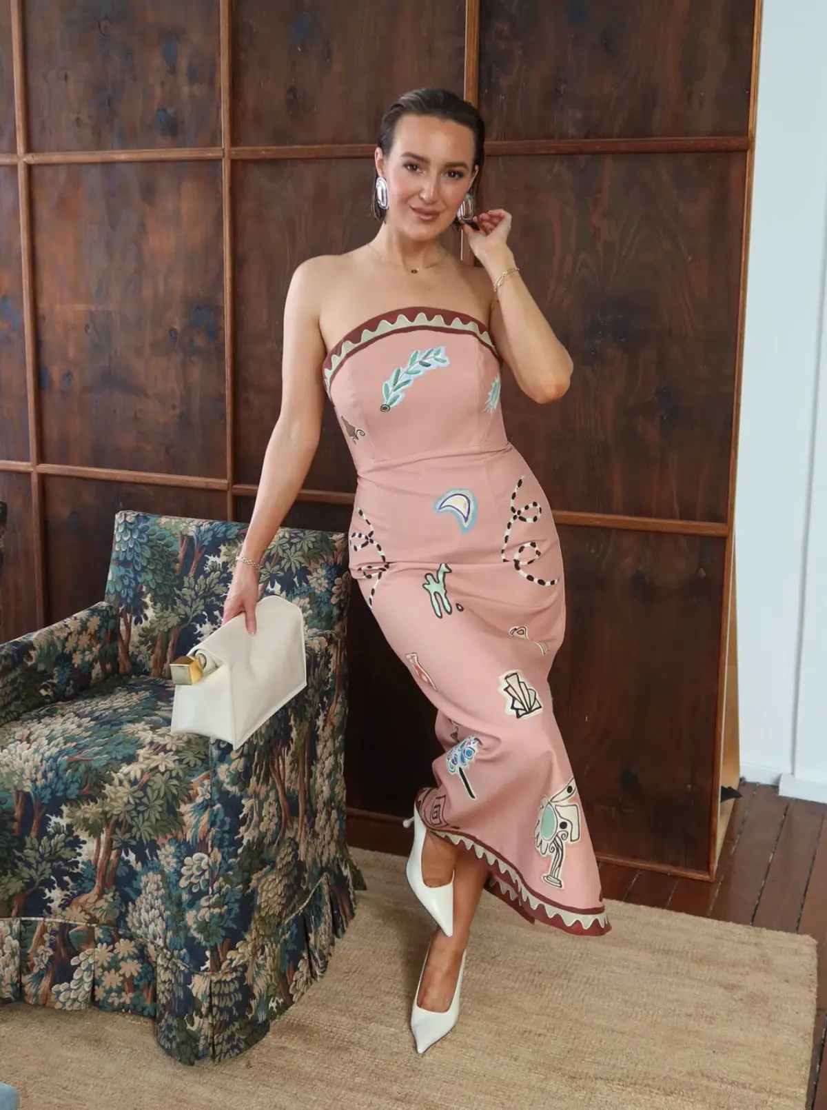 Alemais x La Sirena Exclusive Laurence Midi Dress Size 8 - Image 4