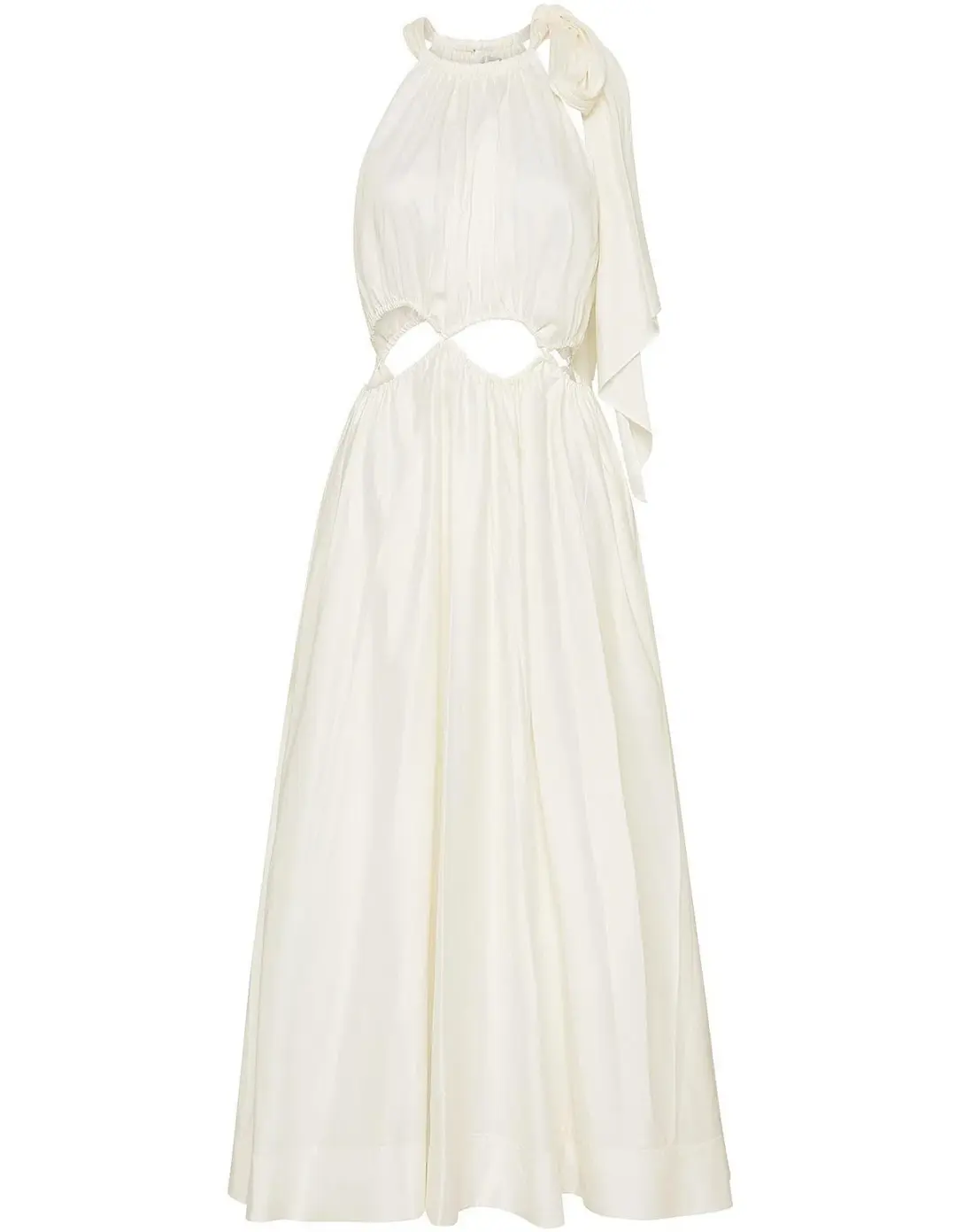 AJE Henriette tie strap midi dress size 8 for rent on The Volte - main image