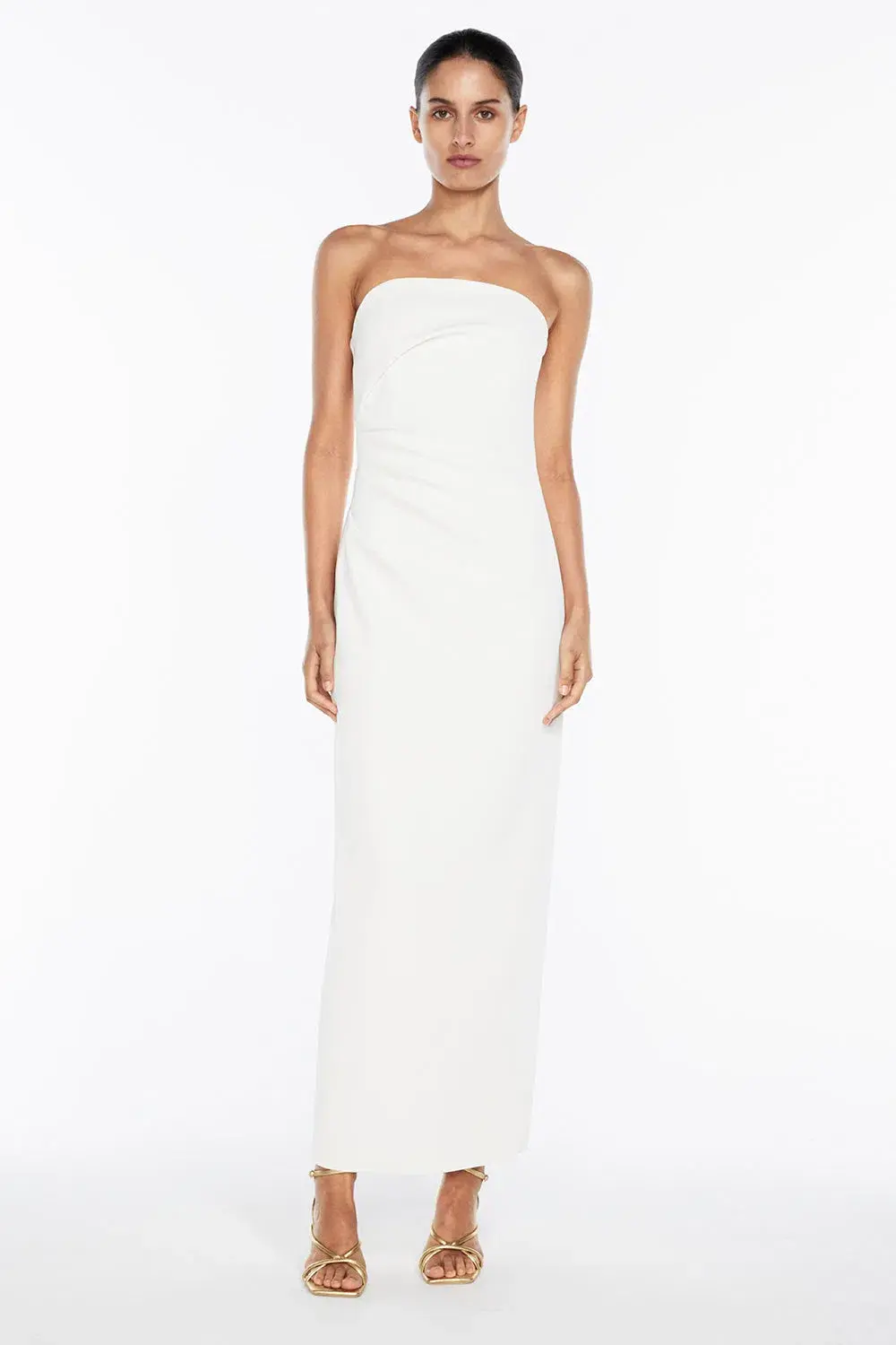Manning Cartell Fast Forward Strapless Dress White Size 8 - Image 1