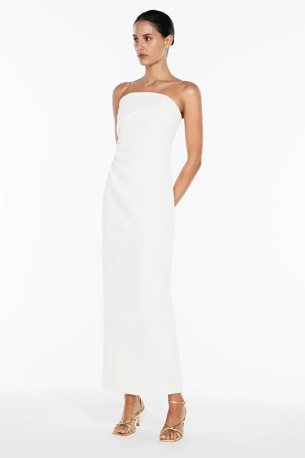 Manning Cartell Fast Forward Strapless Dress White Size 8 - Image 2