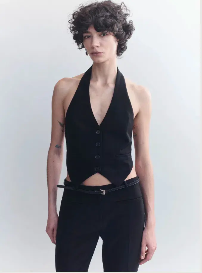 Sanne Scuba Belted Vest - Image 2