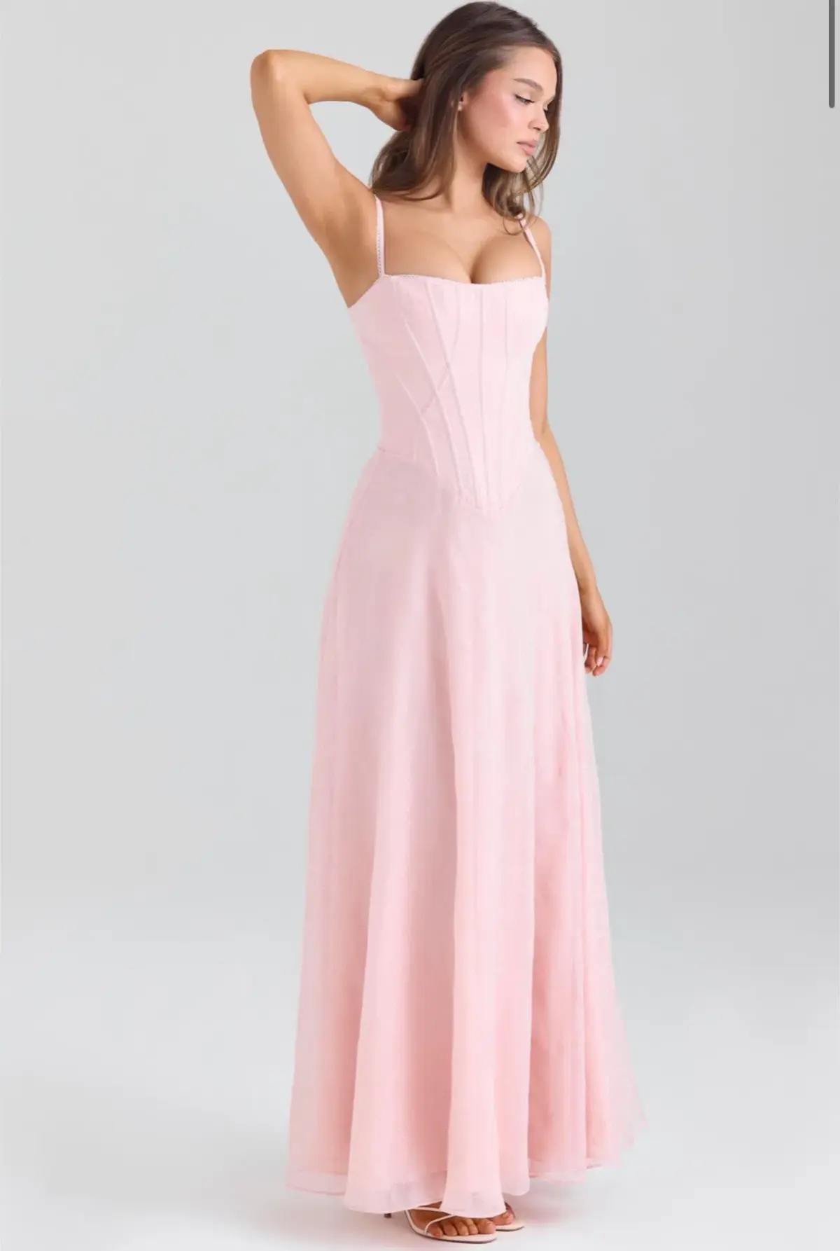 House of CB Esme blush pink maxi dress size 12 - Image 1
