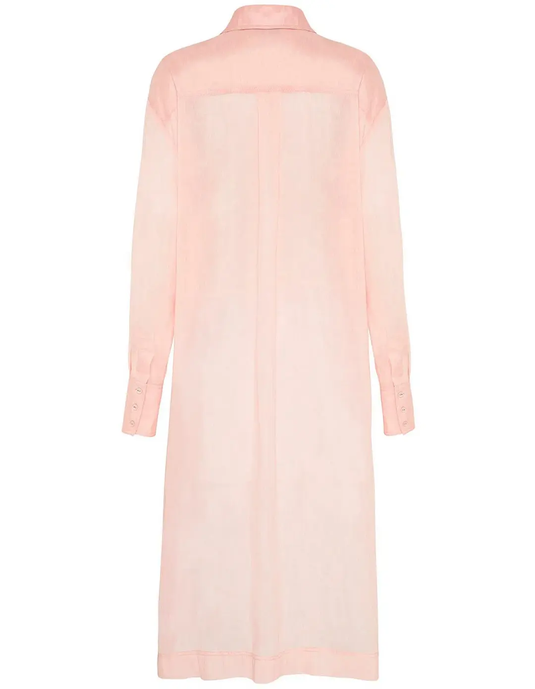 Semblance Apricot Long Sleeve Collared Shirt for rent on The Volte - main image