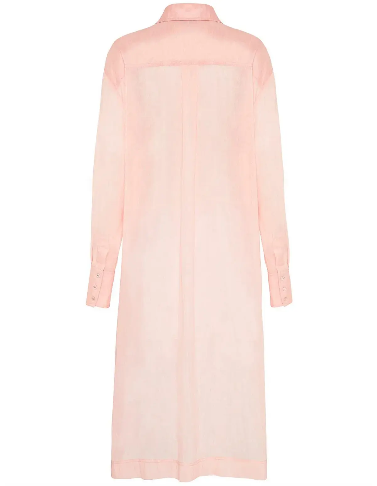 Semblance Apricot Long Sleeve Collared Shirt - Image 6