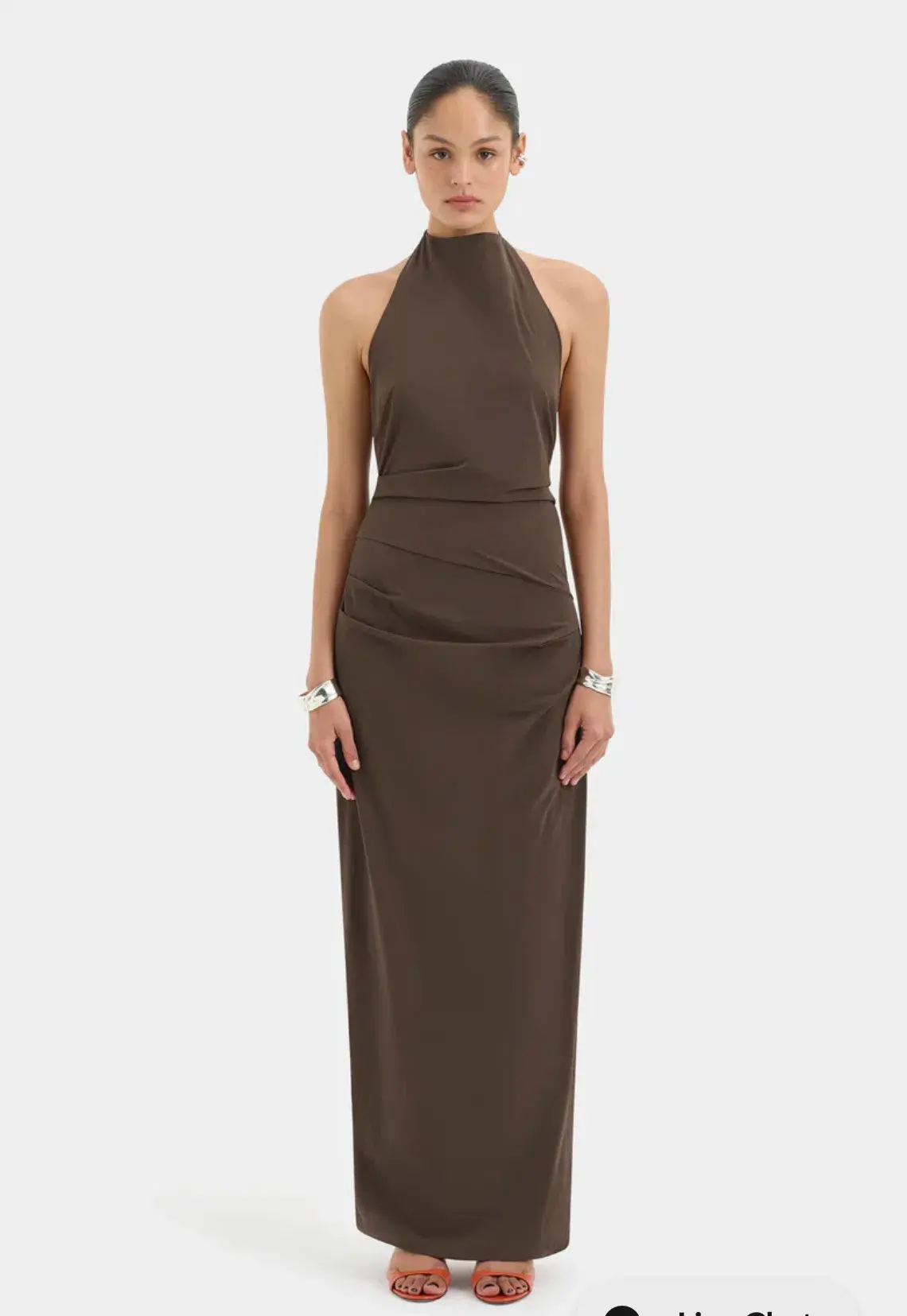 Sir the label sol halter maxi in mocha size 0 - Image 1