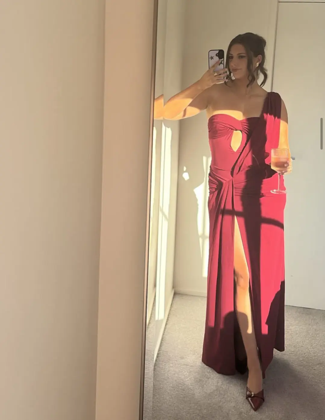 She is OLLÁ Madeleine Dress size L / 12 for rent on The Volte - main image