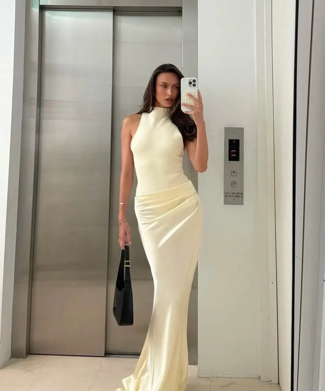 Henne Soraia Dress in Butter - Image 1