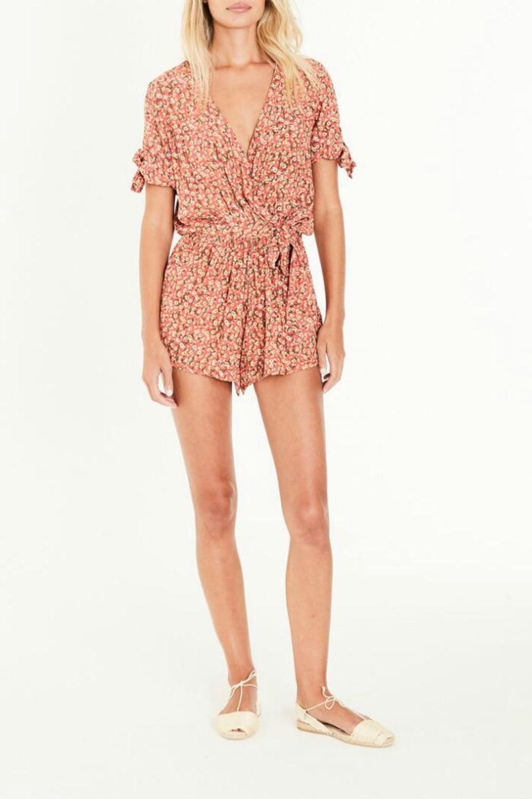 Faithfull The Brand  Cusco Playsuit  Orange Size 6 - Image 1